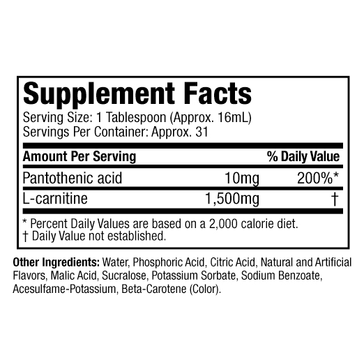 muscletech l carnitine 1500 Liquid L-Carnitine 1500, Blue Raspberry, 16 oz (473 ml) main image 1